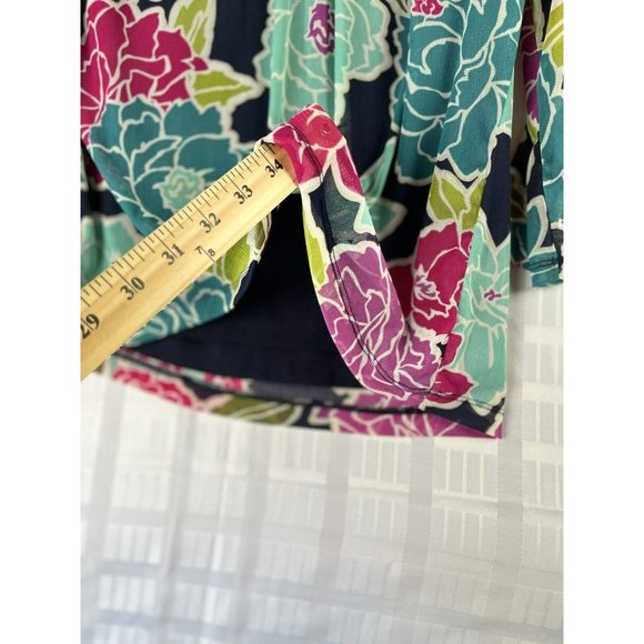 Croft & Barrow Women's Knit Top Size XL 3/4 Sleeve Multicolored - Picture 7 of 10